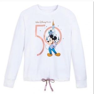 Disney 50th Anniversary White long Sleeve Shirt